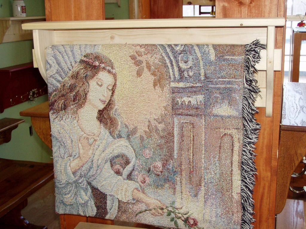 Unfinished Wood Quilt Rack J942234