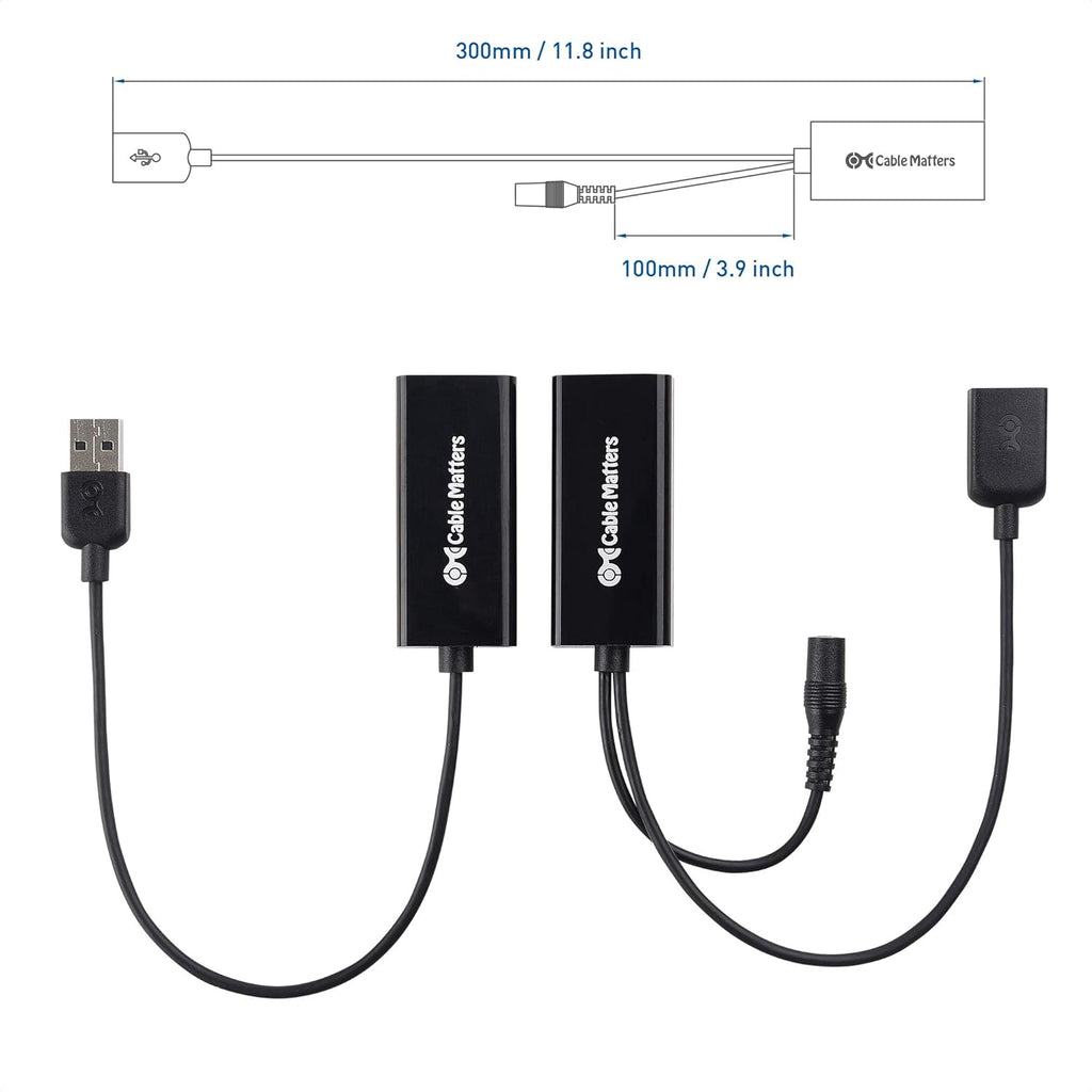 USB Over Ethernet Extender with Power Adapter V259485