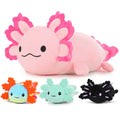 23.5" Giant Axolotl Stuffed Animals with 3 Babies Inside B560513