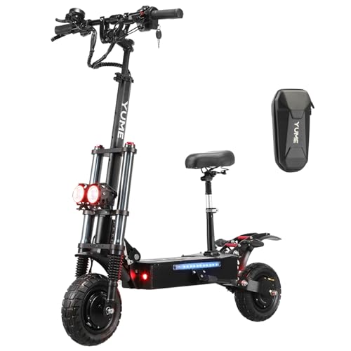 Adult Electric Scooter Dual Motor 52V 2400W 40 MPH 40 Miles 10" Off Road 330lbs Max Load Folding Scooter N73820