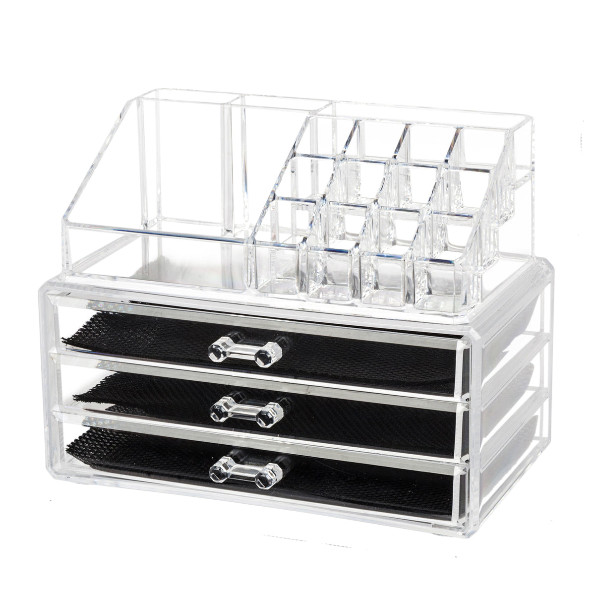Clear Acrylic 3 Drawer Cosmetic Organizer I307