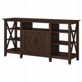 Contemporary Wood Tall TV Stand up to 65" Cherry Z5001