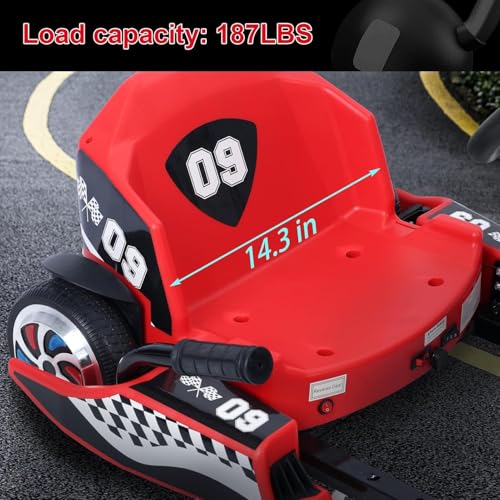 16 MPH Electric Drift Kart with 350W Motor K943
