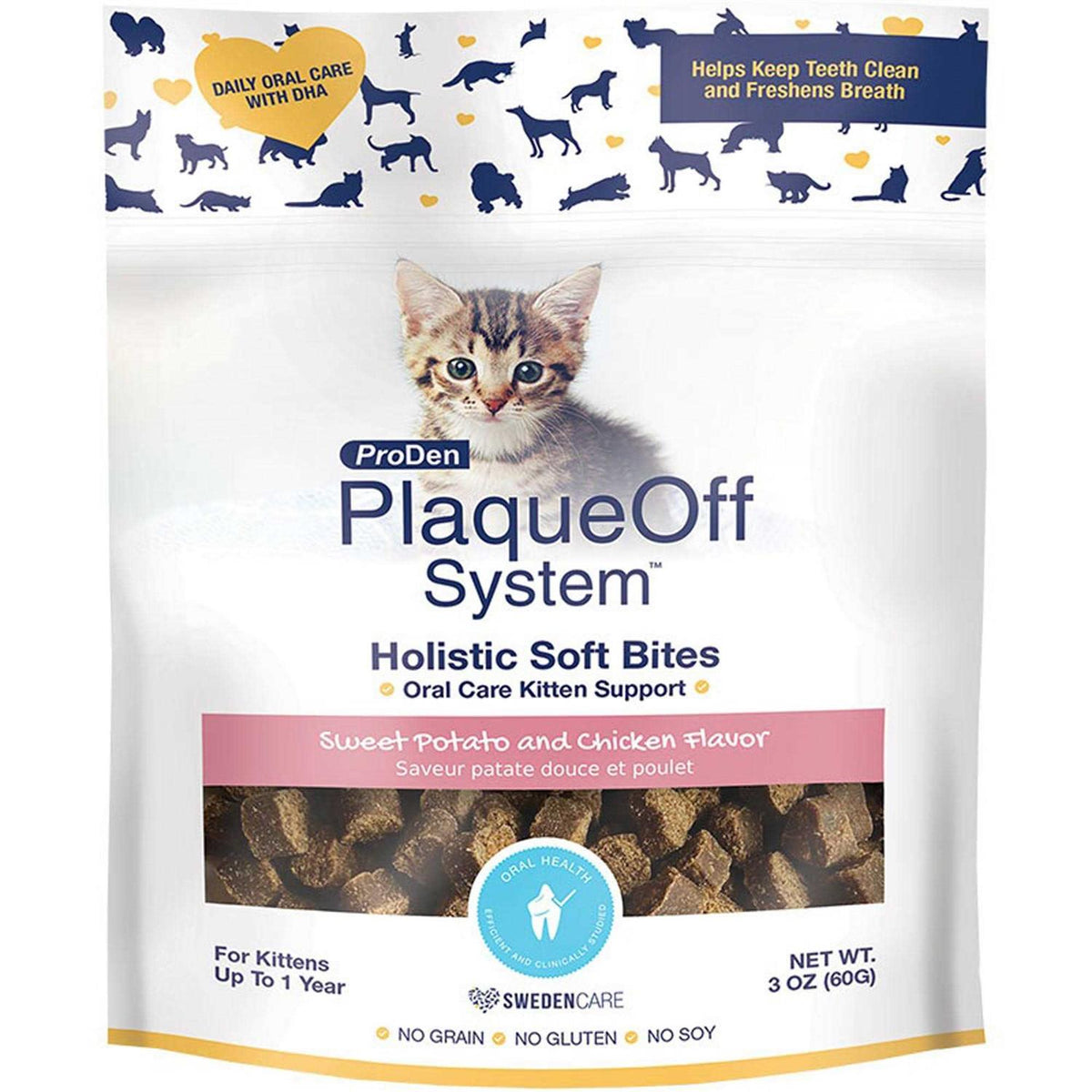 Cat Plaqueoff Bites Kitten 3oz P65300