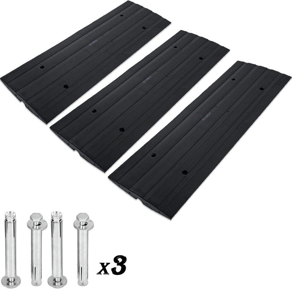 4FT Heavy Duty Rubber Driveway Curb Ramps P546
