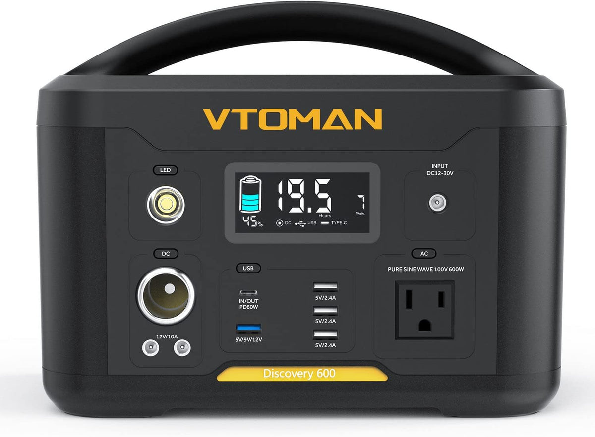 Portable Power Station 600W 626Wh Battery with 600W AC Outlet R31496