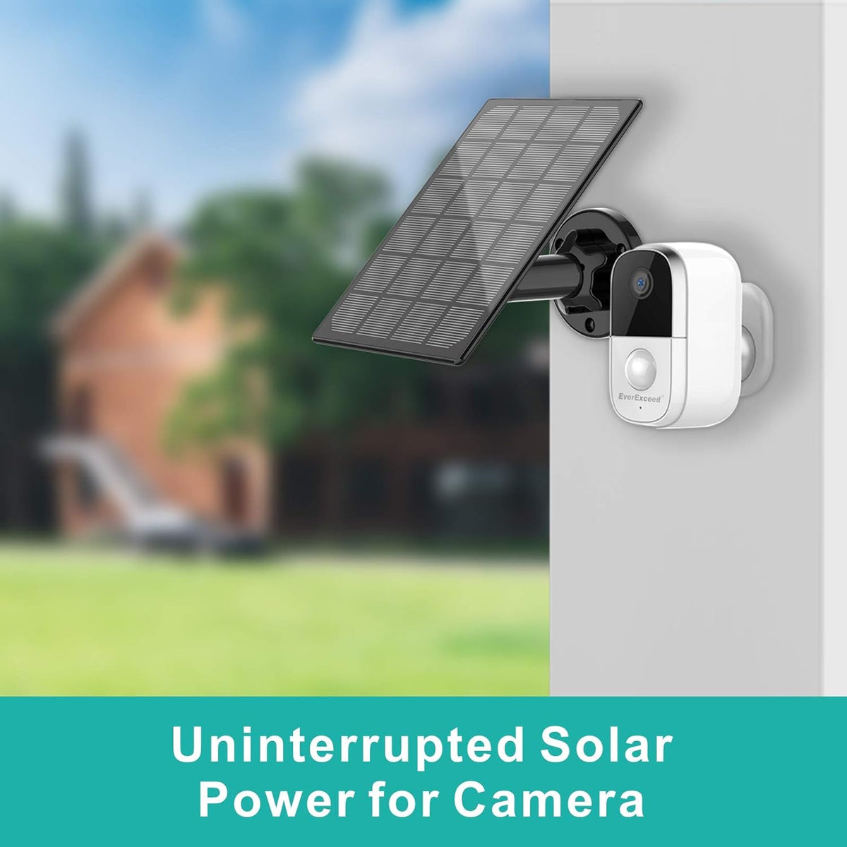 Solar Panel for Wireless Outdoor Security Camera J1037