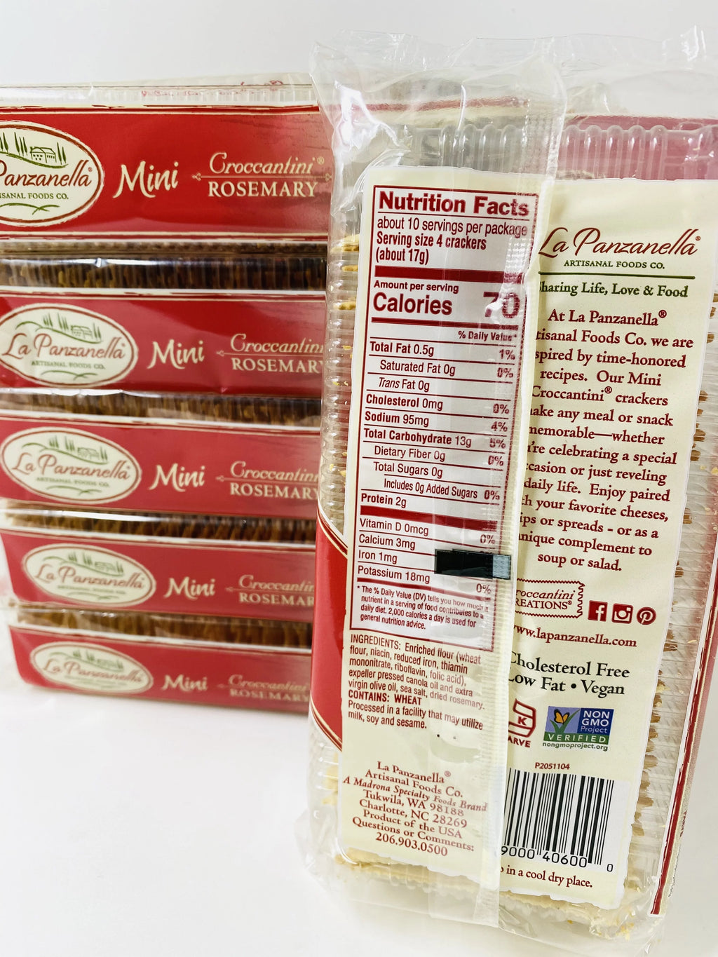 Mini Croccantini Rosemary Gourmet Flatbread 6oz (Pack of 6) S21104