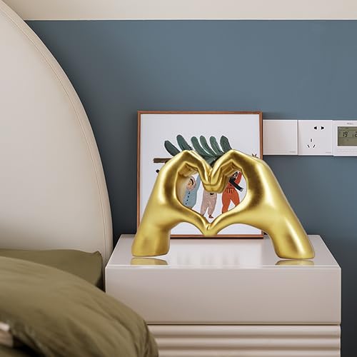 Silver Heart Hands Sculpture R669
