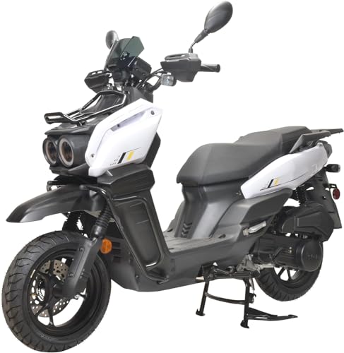 150cc Moped Gas Scooter with 12 inch Aluminum Wheels G95984