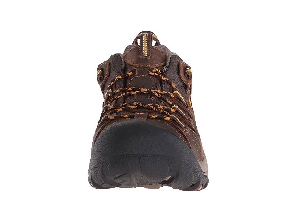 Cascade Brown Golden Yellow Men's Hiking Shoes Size 7.5 Wide Y74948