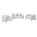 3 Piece Velvet Sofa Loveseat and Chair S15423
