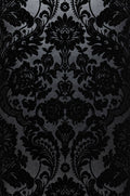 Gothic Damask Noir Wallpaper H40481