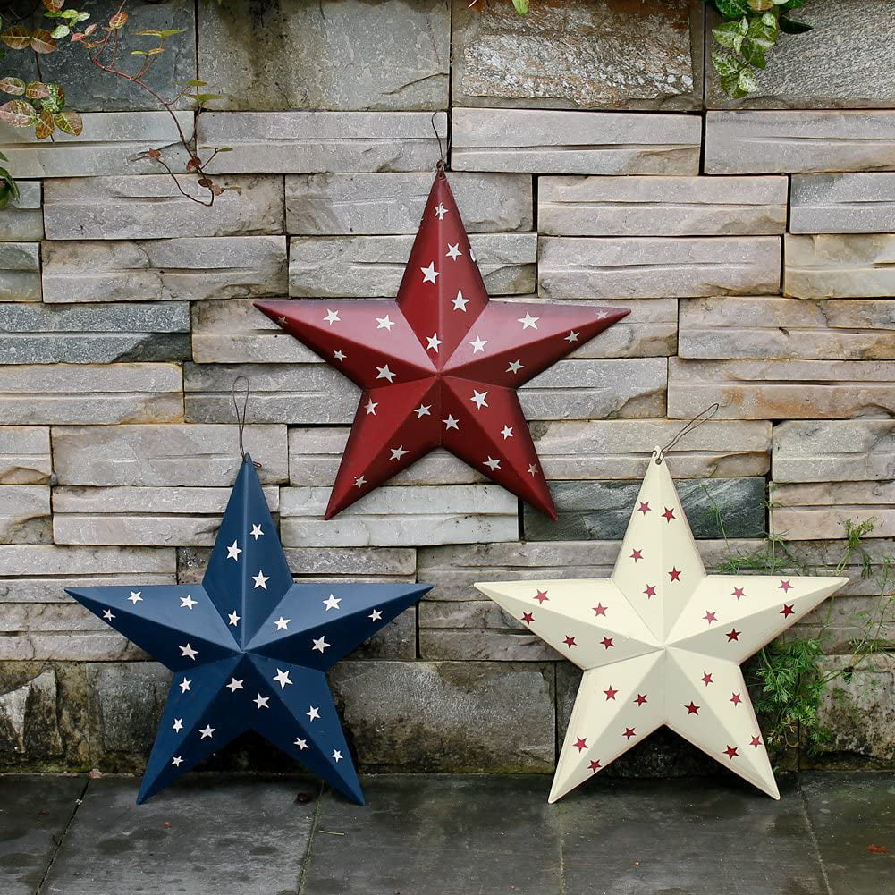 3D Stars Wall Decor (Set of 3) V71450
