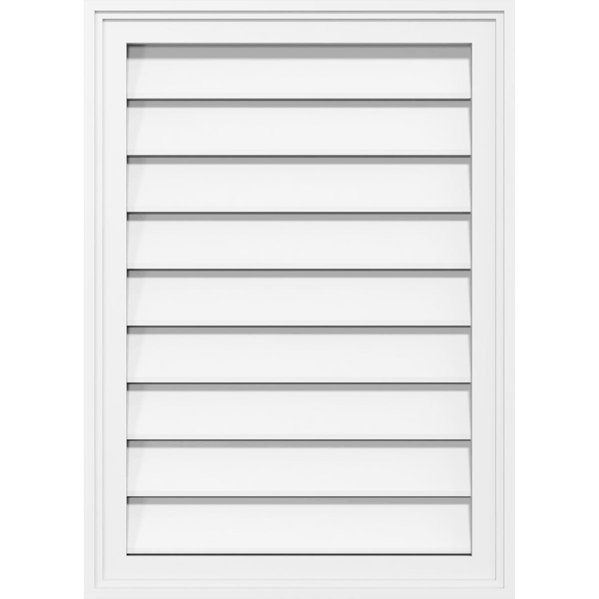 32x22W x 22x22H PVC Gable Vent with Brickmould J49568