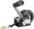 Heavy Duty Hand Winch 2000LBS with 25-Foot Strap, Pack of 2 A346