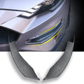 Front Bumper Winglets Fog Light Vent Canard Strip Trim Accessories for Ford Mustang 2018-2022 B386