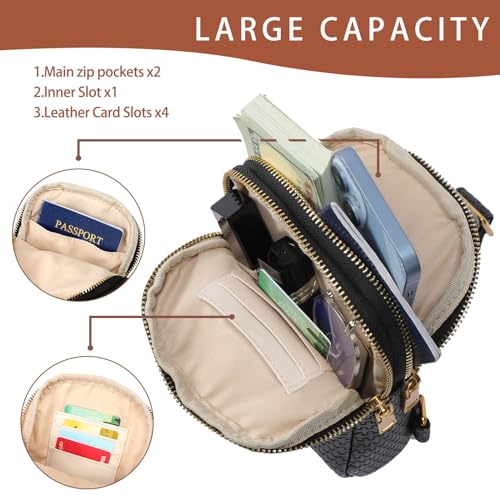 Soft Vegan Leather Crossbody Sling Bag F519