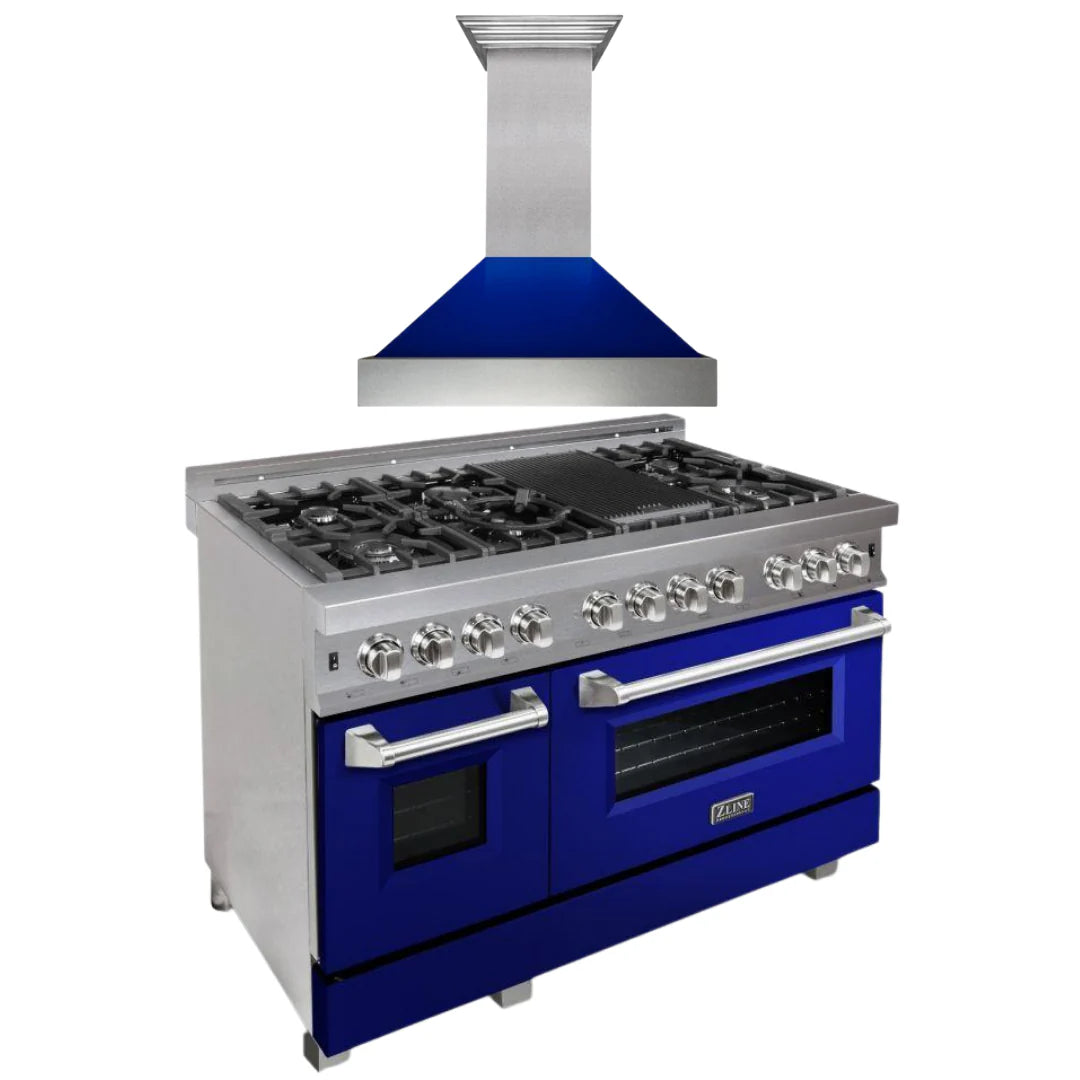 48 Dual Fuel Range and Range Hood Appliance Package S373981