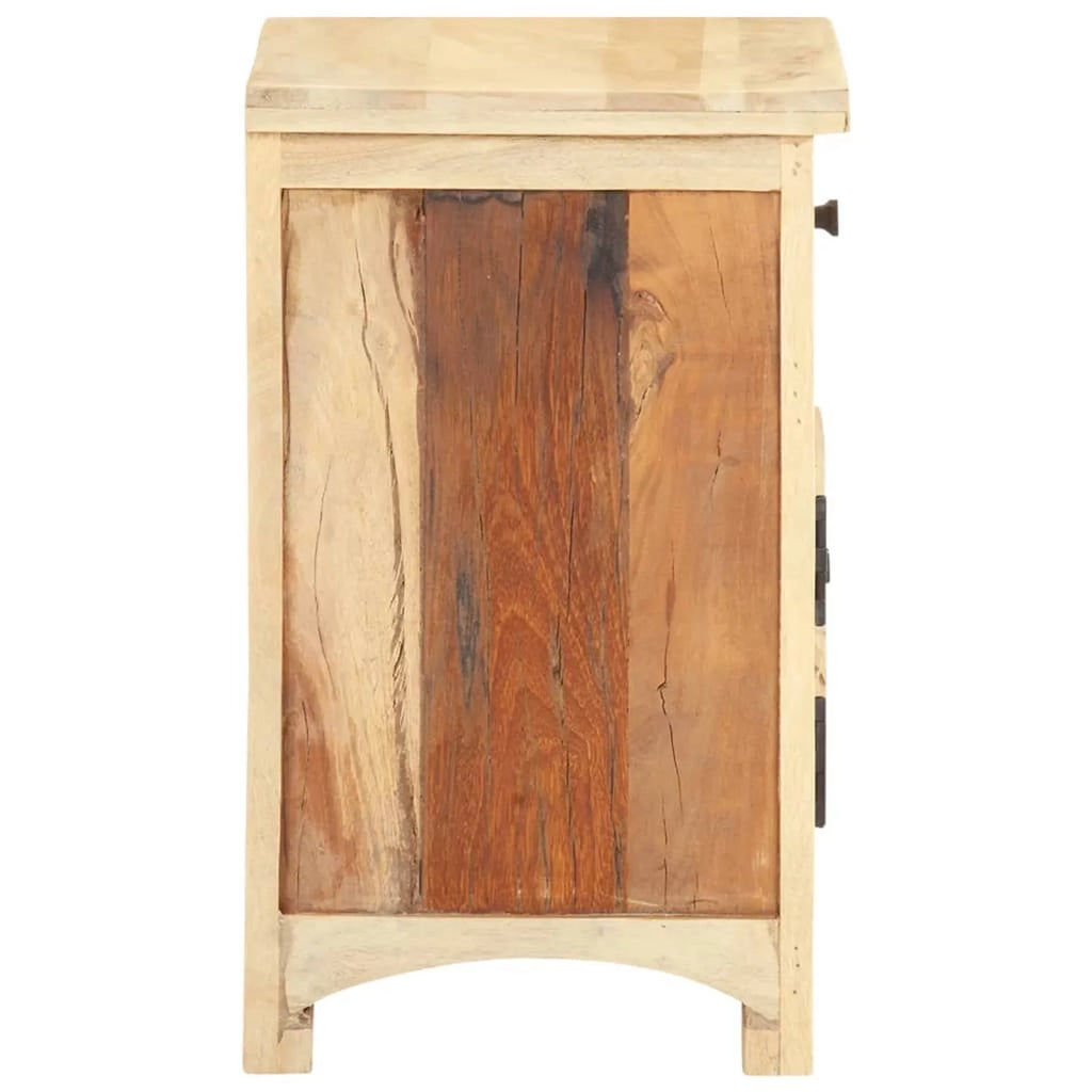 Bedside Cabinet Solid Reclaimed Wood K191