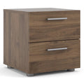 2 Drawer Walnut Nightstand M7430