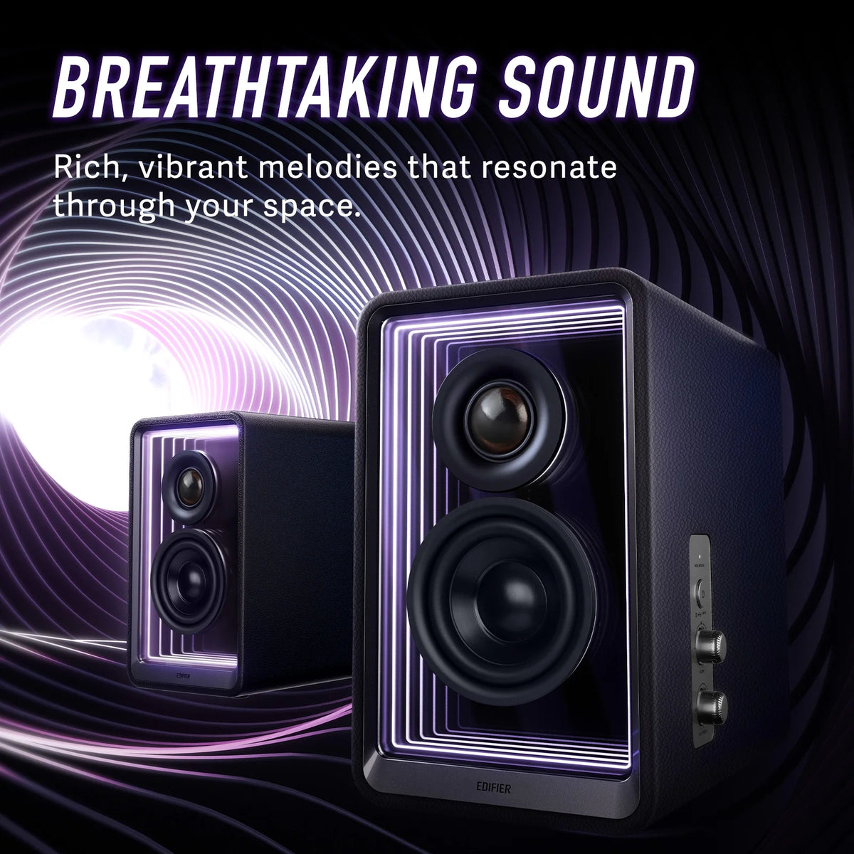 Black Active Monitor Speakers F53447