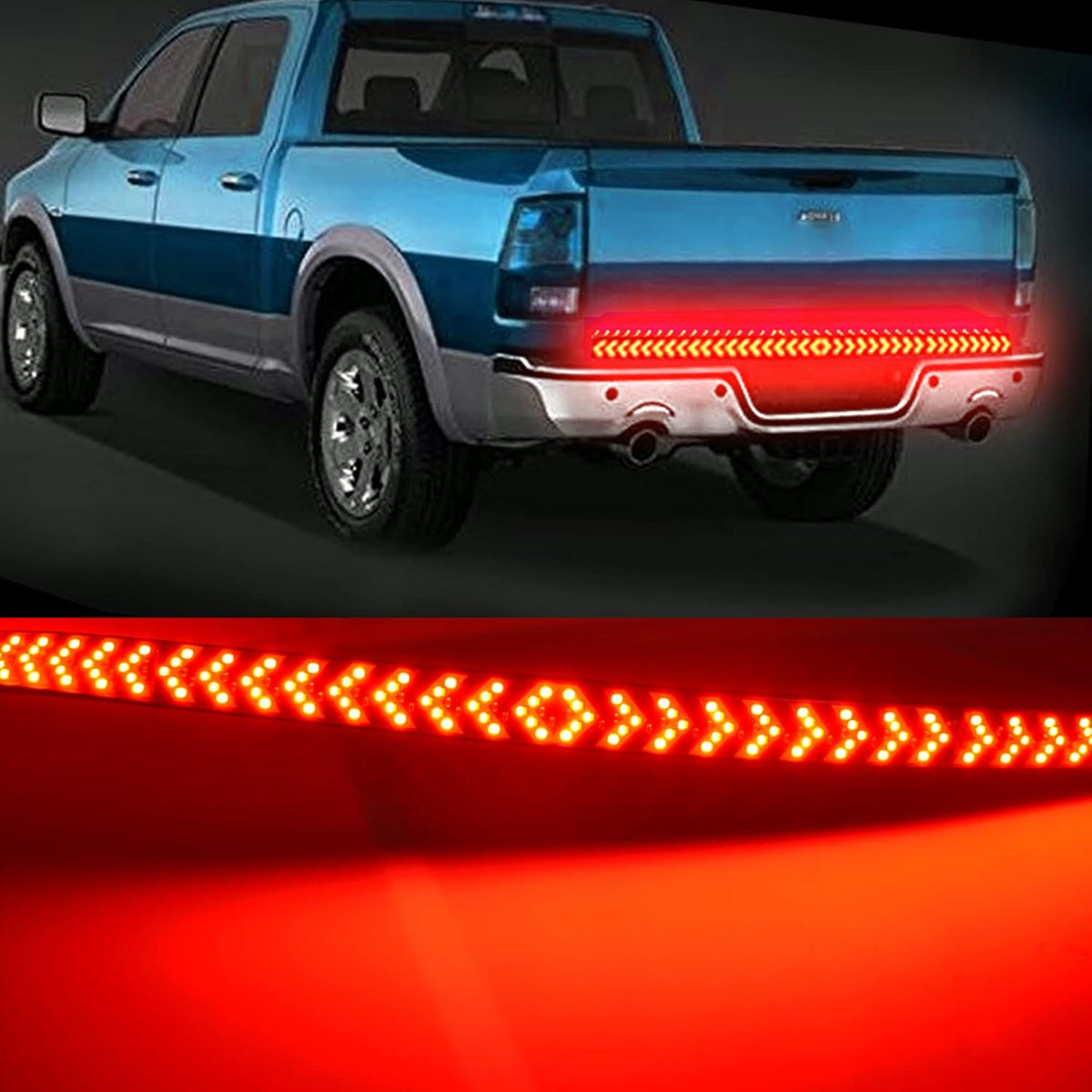 48in Waterproof 5-Row Truck Tailgate Light Bar Y20857