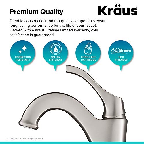 Brushed Gold Vessel Bathroom Faucet with Pop-Up Drain H668