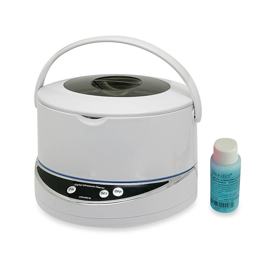 Digital Ultrasonic Cleaner with Detachable Tank White G330