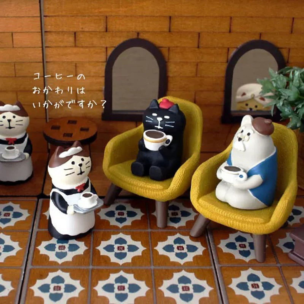 Retro Wooden Dollhouse Miniature Floor Decoration O9237