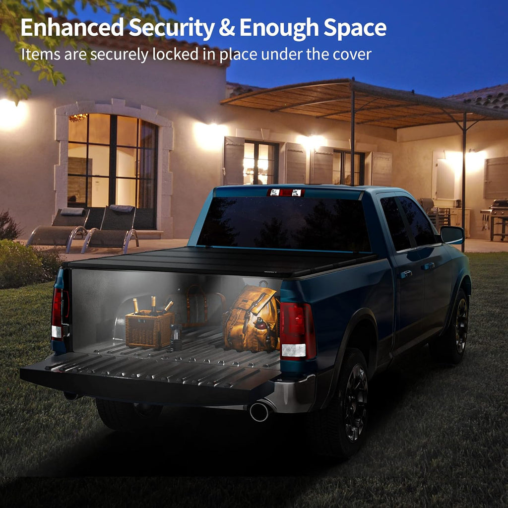 Hard Quad-fold Truck Bed Tonneau Cover W72074