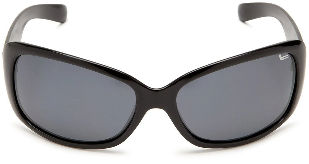 Black and Green Frame Smoke Lens Polarized Sunglasses N5860