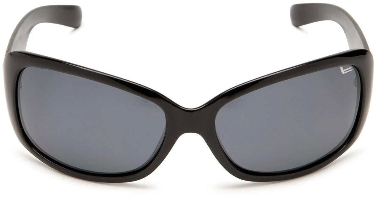 Black and Green Frame Smoke Lens Polarized Sunglasses N5860