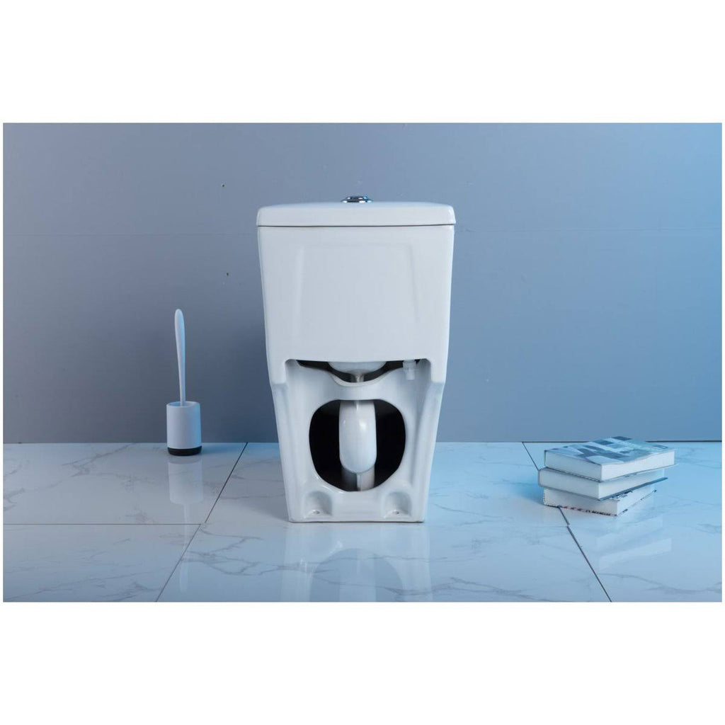 White One-Piece Elongated Toilet U3707