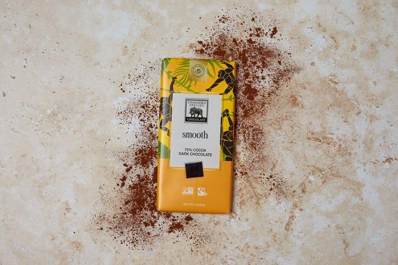 Dark Chocolate 72% Cocoa Bar 3 oz Pack of 3 D175