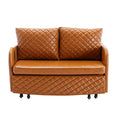 Velvet Convertible Sleeper Sofa Bed with 2 Pillows M5705