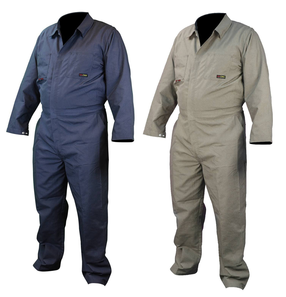 Cotton FR Coverall Khaki Size XL A2951