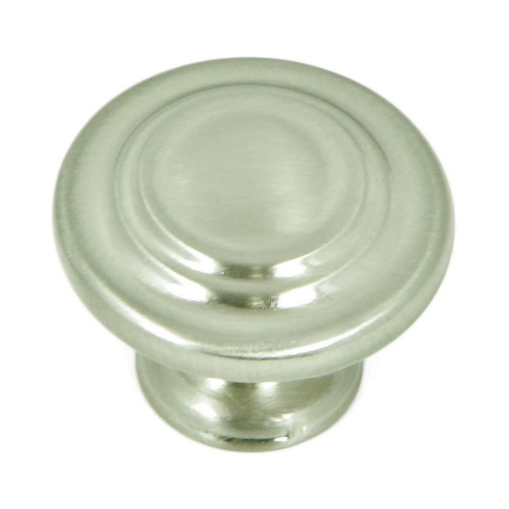 Satin Nickel 3-Ring Cabinet Knobs Pack of 25 A972688