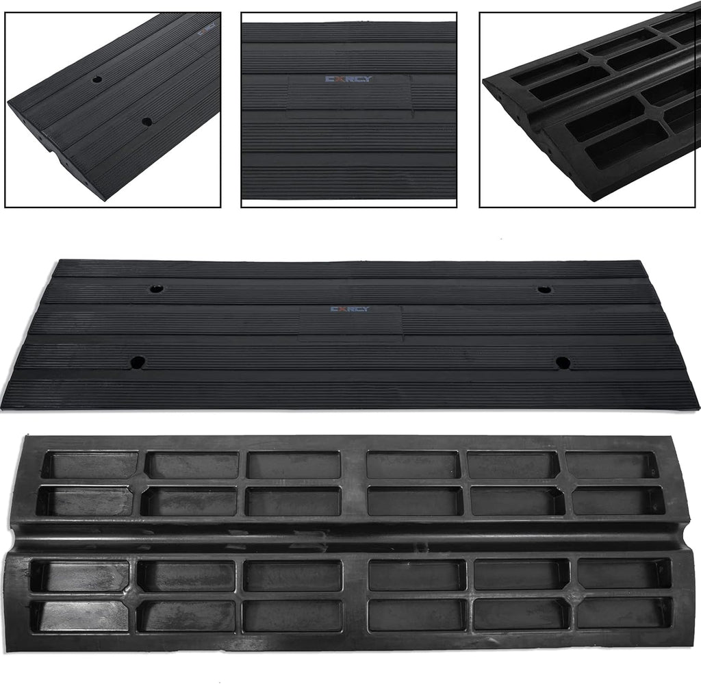 4FT Heavy Duty Rubber Driveway Curb Ramps P546