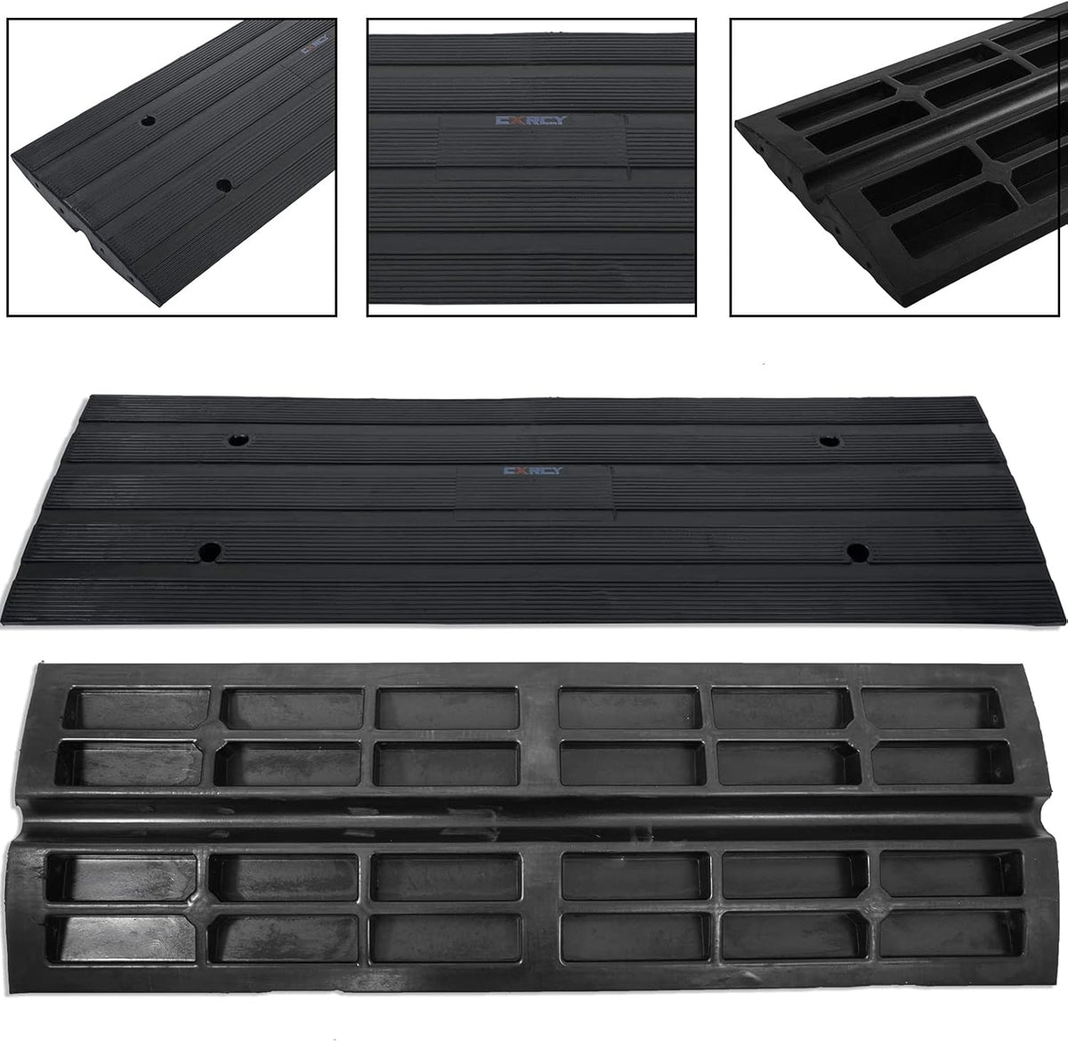 4FT Heavy Duty Rubber Driveway Curb Ramps P546