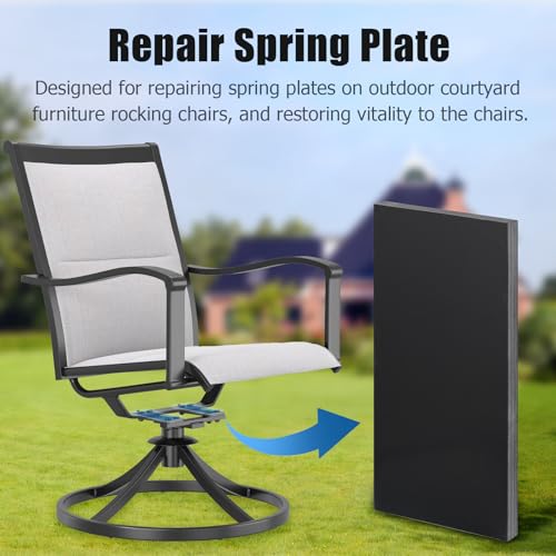 8-Pack Fiberglass Spring Plates Replacement Parts, 5 x 2.5 x 0.25 Inch N755515