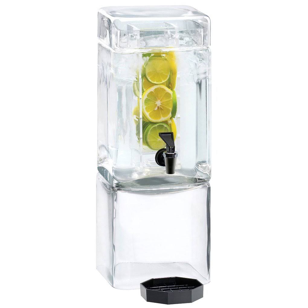 3 Gallon Square Glass Infusion Dispenser W772