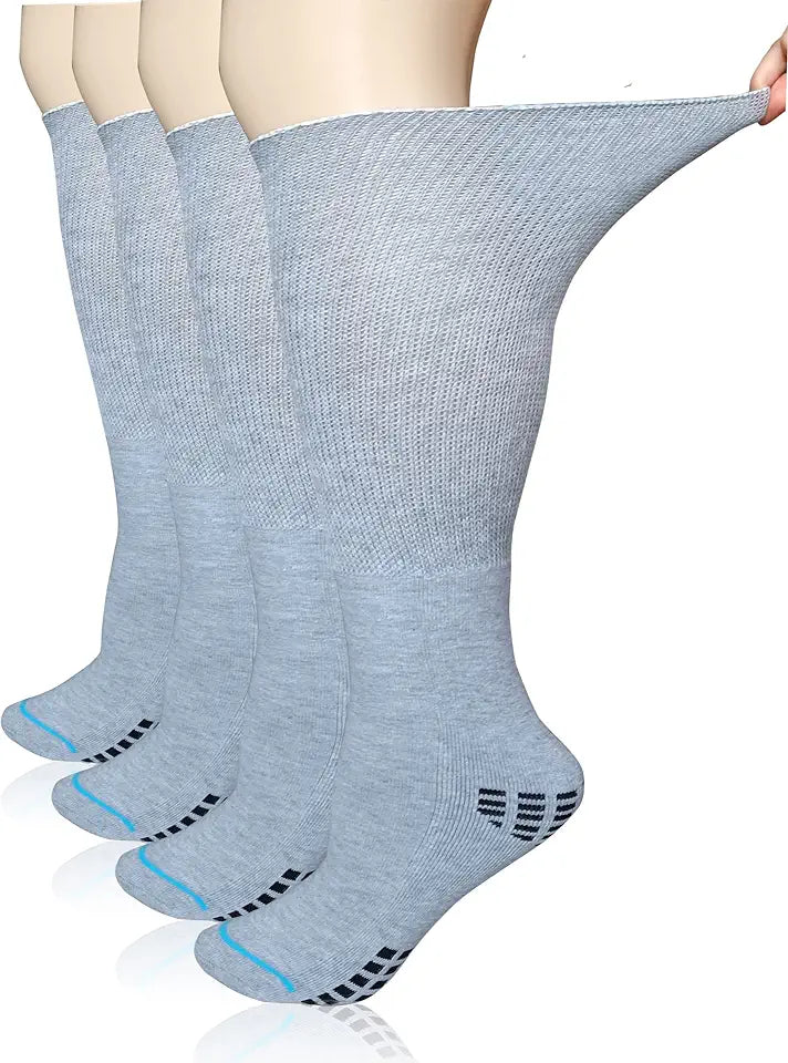 Extra Width Socks for Men Women 2 Pairs T100