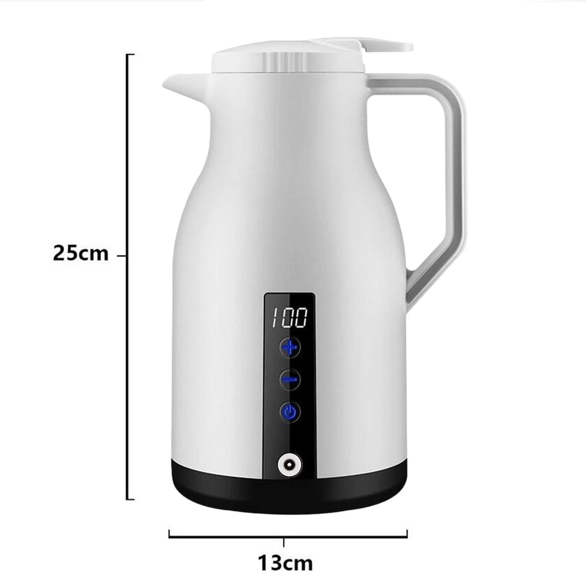White Portable Electric Car Kettle B474