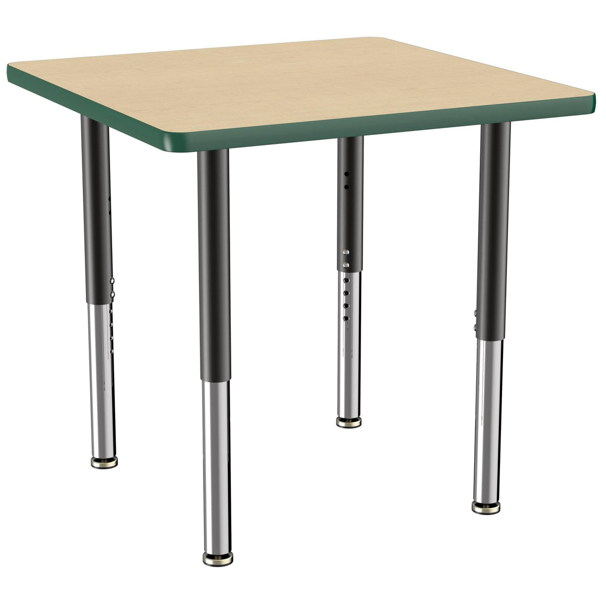Square T-Mold Adjustable Activity Table with Super Leg P9883