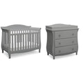 Bianca White 4-in-1 Convertible Baby Crib D375