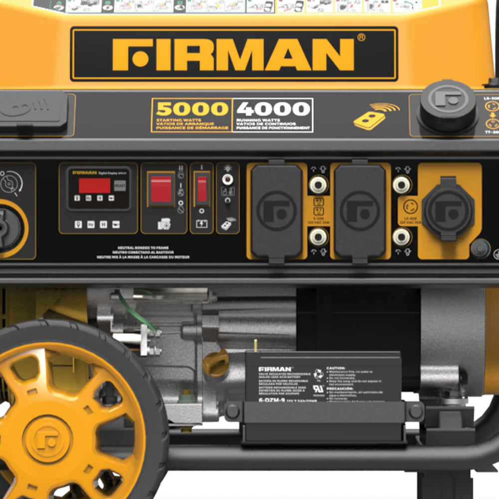 5000/4000 Watt Remote Start Gas Portable Generator Y872832