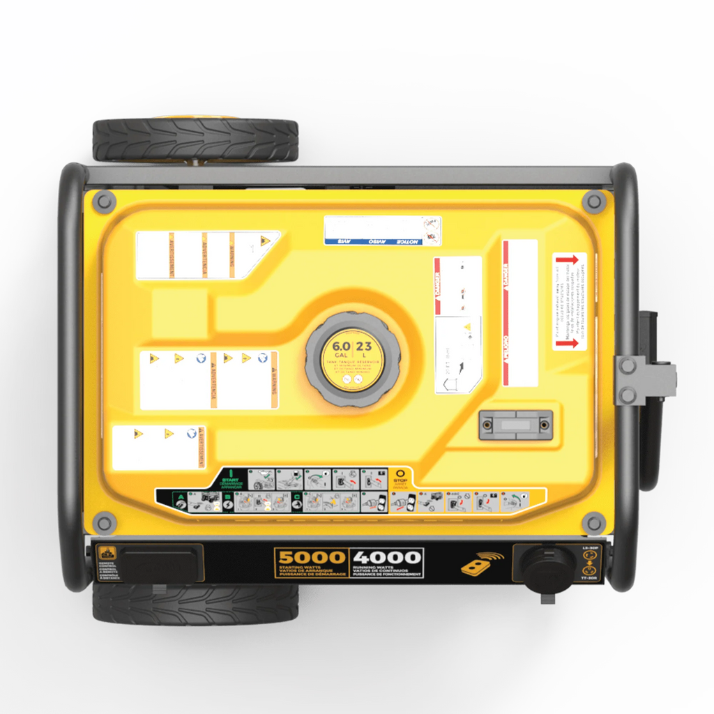 5000/4000 Watt Remote Start Gas Portable Generator Y872832