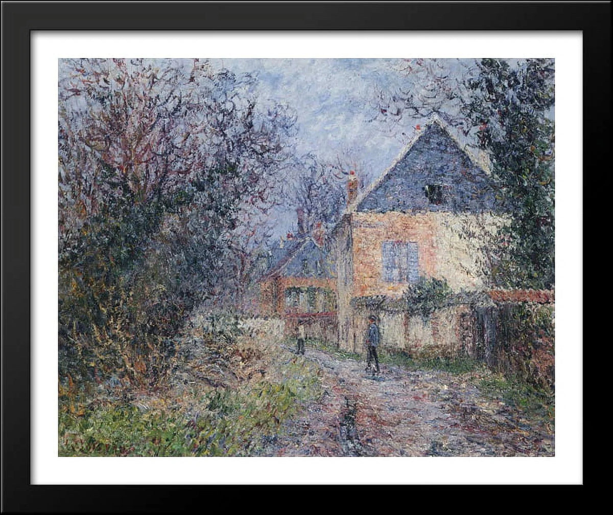 Large Black Wood Framed Print Art D480