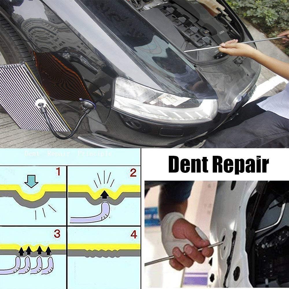 Dent Removal Rods Set Paintless Dent Repair Tools Kit Q1790